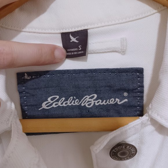 Eddie Bauer - White Jean Jacket - Picture 8 of 13